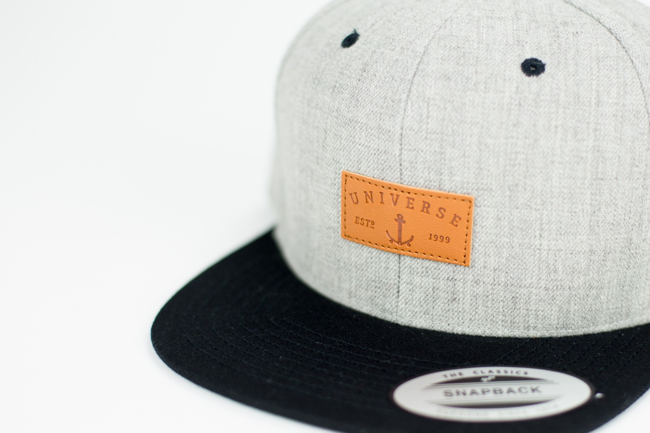 Custom leather label hat
